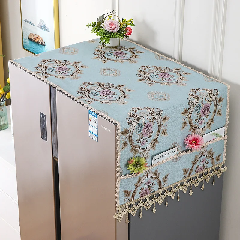 Single Door Refrigerator Cover Dust Cloth Protective Cover Cover Cloth European Top Cloth Cover Microwave Oven Cover