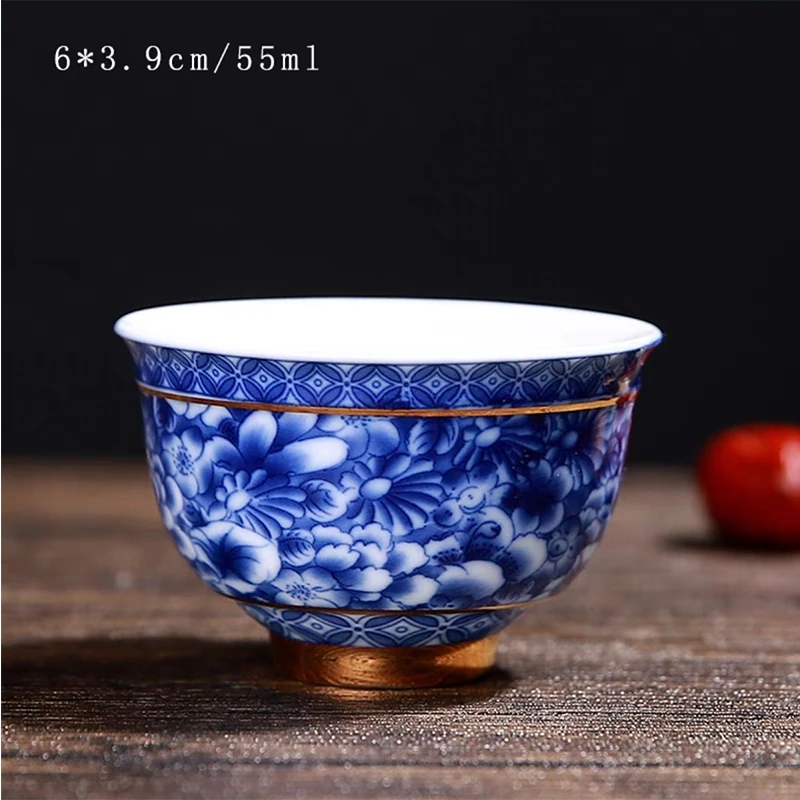 Chinese Porcelain Jingdezhen Vintage Aesthetic Tea Cup Teeware Teware Ceramic Glaze For Kung Fu Oolong Tieguanyin Puer White Tea