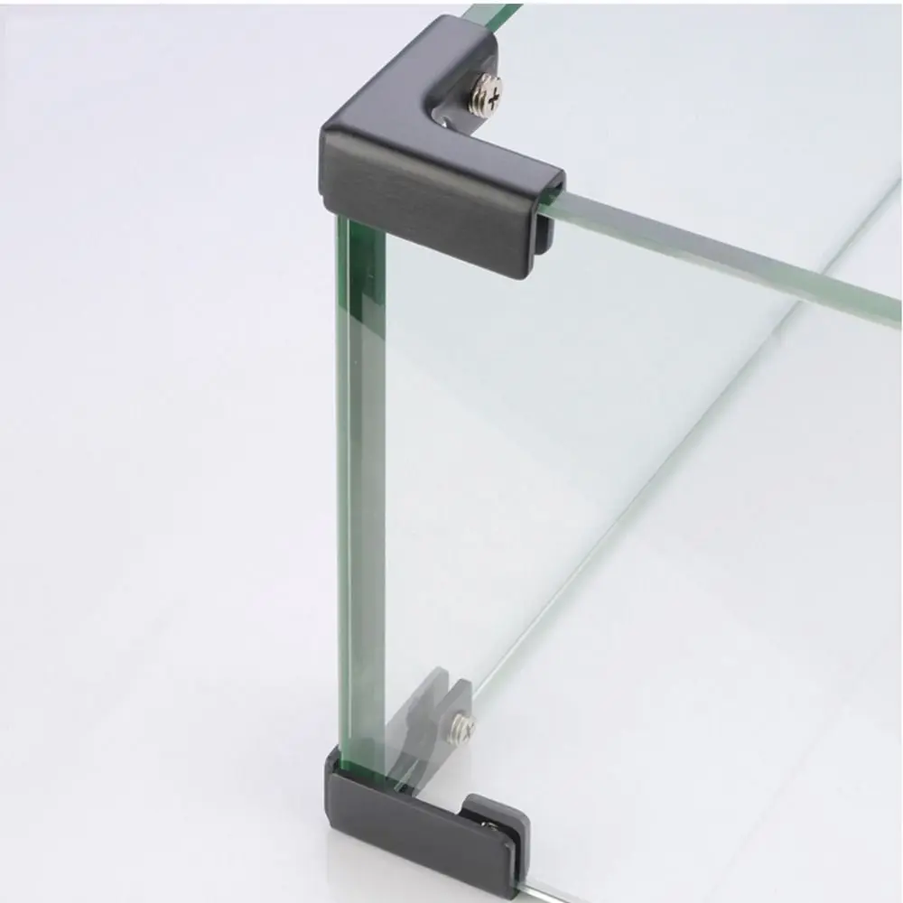

1pc Aluminum Alloy Angle Corner Code Reinforcement T-cross Glass Clip L-type Hardware Corner Guard Glass