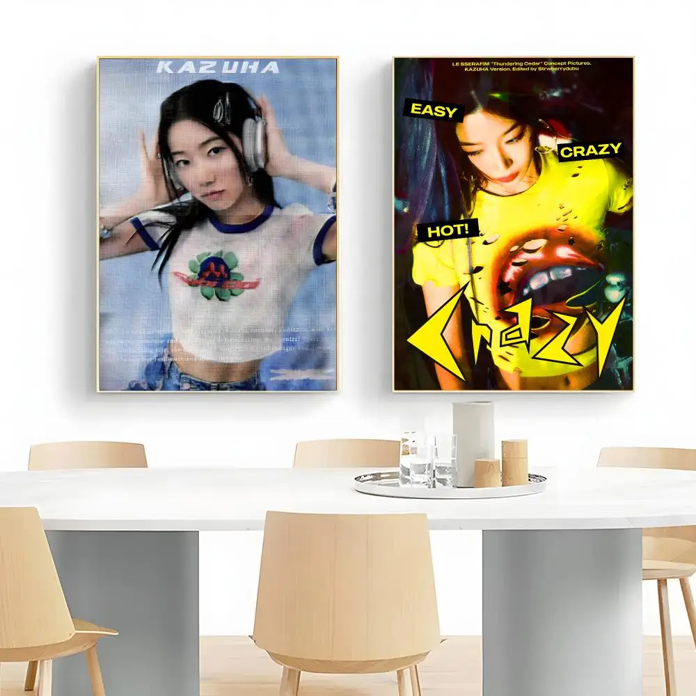 Elegant Singer K-Kazuha Poster Wall Art Print Decorative Mural Home Decor Gift Unframed