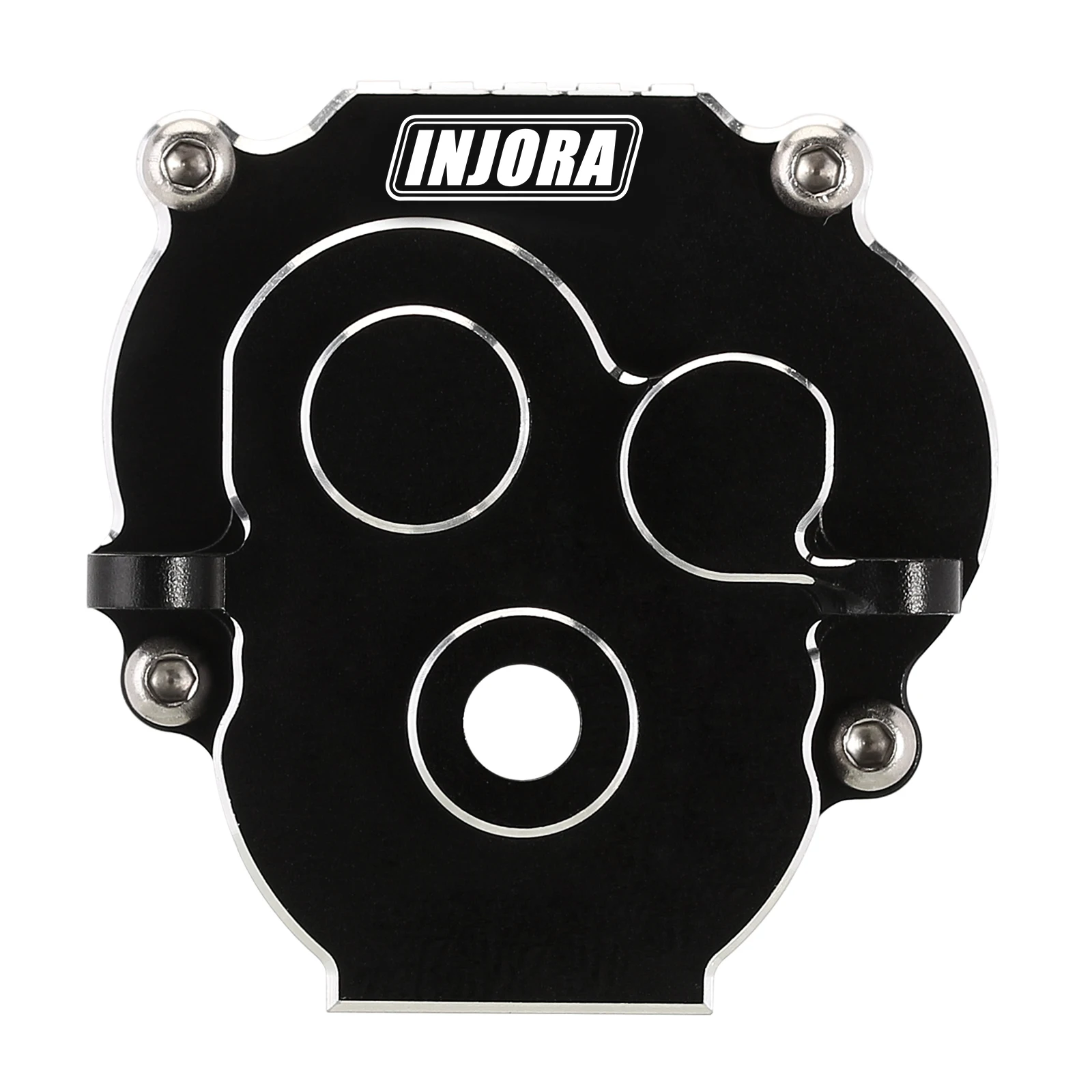 INJORA CNC Aluminum Transmission Housing with Bearings for 1/18 RC Crawler TRX4M Upgrade (4M-51)