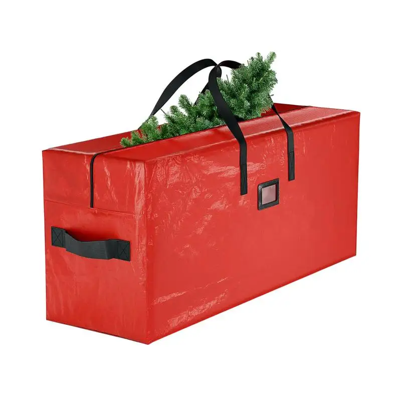 

Чехол для хранения искусственной елки, контейнер для хранения на молнии для рождественской елки, ящик для хранения рождественских украшений для светильников, топперы для елки
