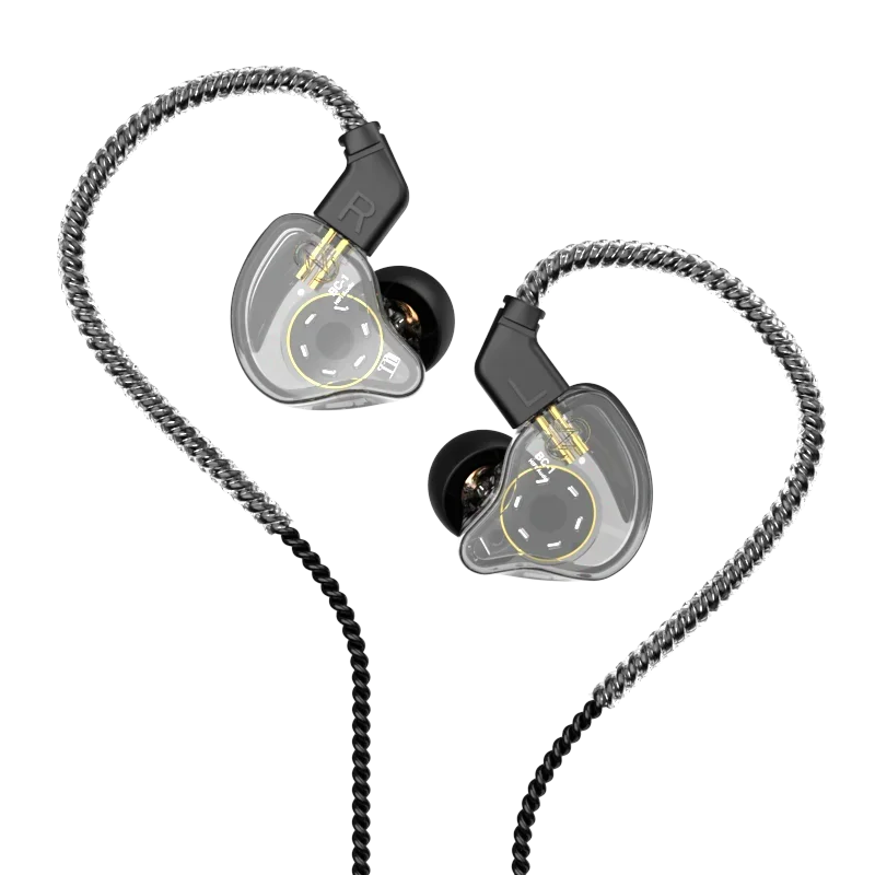 CCZ メロディー アップグレード版 高周波BAプロフェッショナルDDハイブリッド インイヤーHIFIイヤホン 交換可能ケーブル設計 有線ヘッドセット