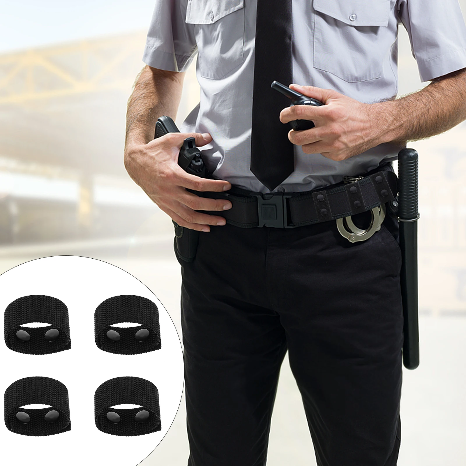 

Tactical Belt Ring Waist Buckle Coat Polypropylene Fasten Duty Equipment Accessories Decorative