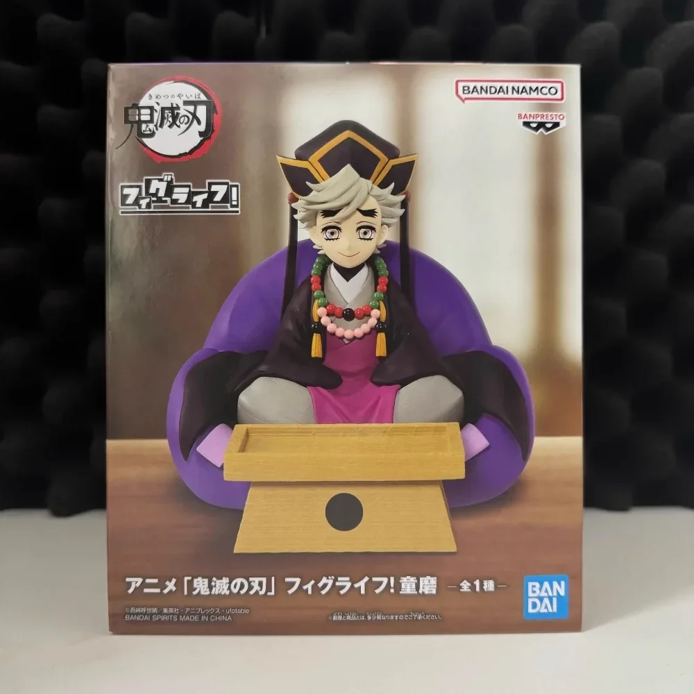 In Stock Bandai Original Genuine Banpresto Demon Slayer: Kimetsu No Yaiba Douma FigLife 14cm Collections Model Toy Figures Gift - view 4