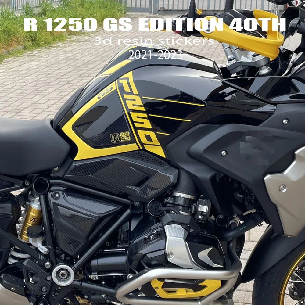 

For BMW R1250 GS 40th Edition R 1250 GS 40th 2021 2022 2023 R1250 GS Motorcycle Accessories 3D Epoxy Resin Sticker Kit