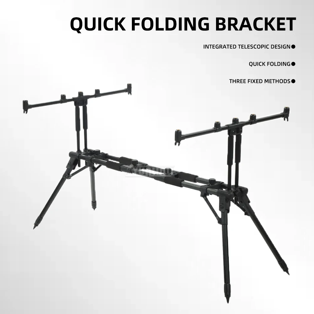 RP181 Fishing Stand Foldable fishing tool rack Fishing rod view 4