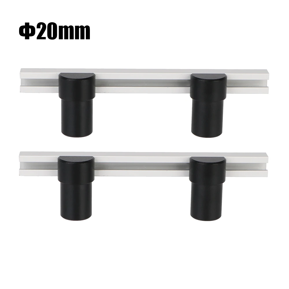 Table Planing Stop Bench Dogs Clamp for T-Track Woodworking DIY Bench Planing Stop Baffle 2pcs Table Fixing Clamp