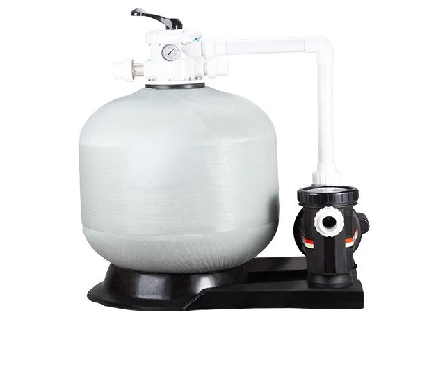 Integrated filtration system for Inground Above Ground Swimming Pool Fiberglass Sand Filter