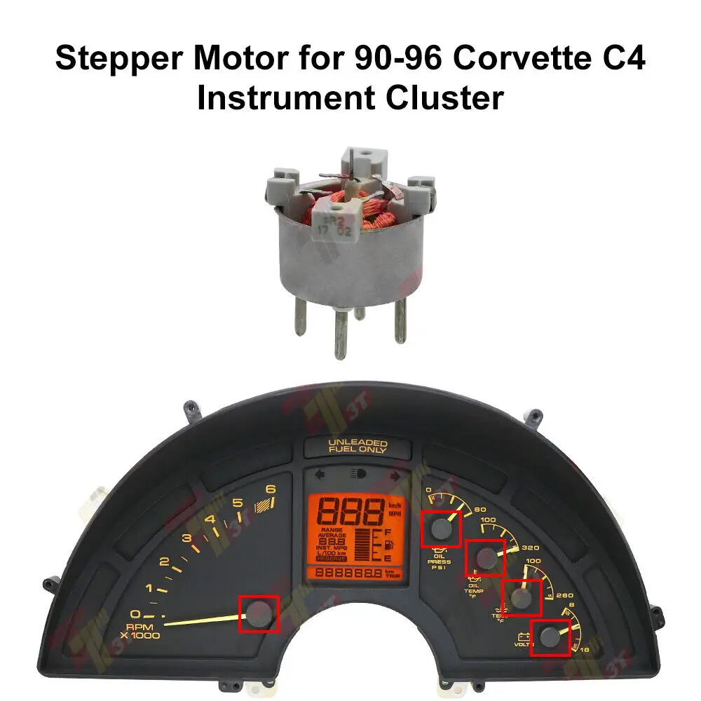 Stepper Motor for 90-96 Corvette C4 Instrument Cluster