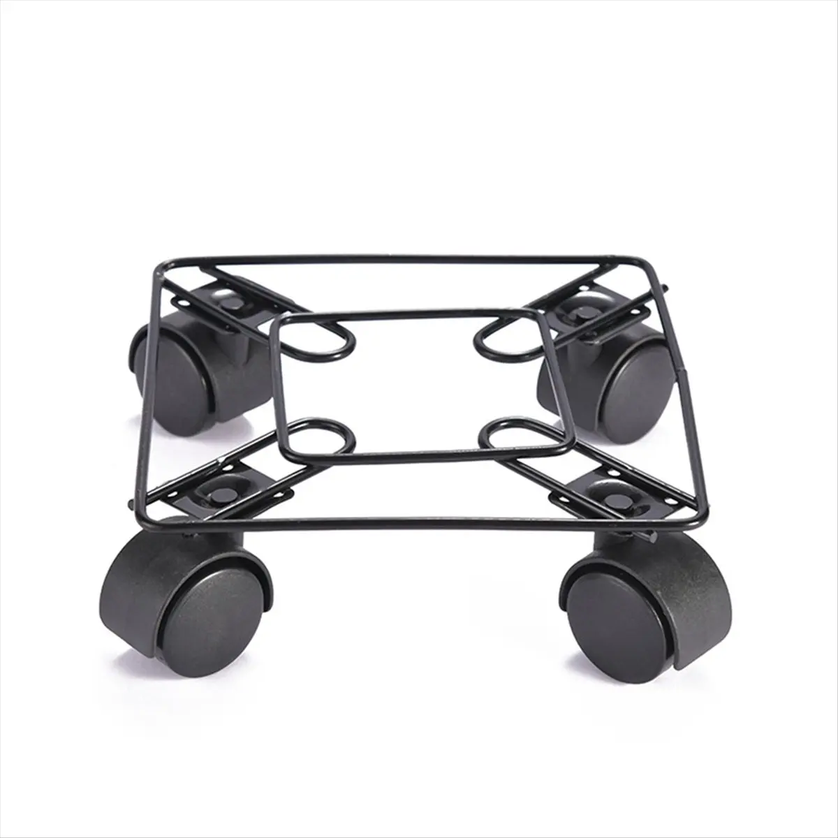 A89X Potted Rolling Plant Stand Holder with Casters Accessory Plant Tray Roller Versatile Pallet Trolley Rollers Trolley