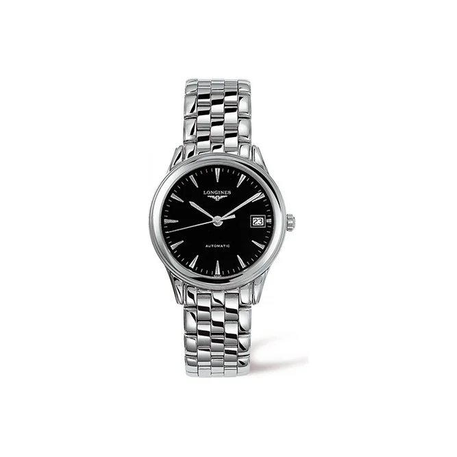 LONGINES Military Flag Collection Automatic Mechanical Movement Date Display Men's Watches Watch 36mm Black Dial L4.774.4.52.6