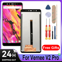 For Vernee V2 Pro LCD Display + Touch Screen Full Assembly Mobile Phone Replacement Parts With Tools