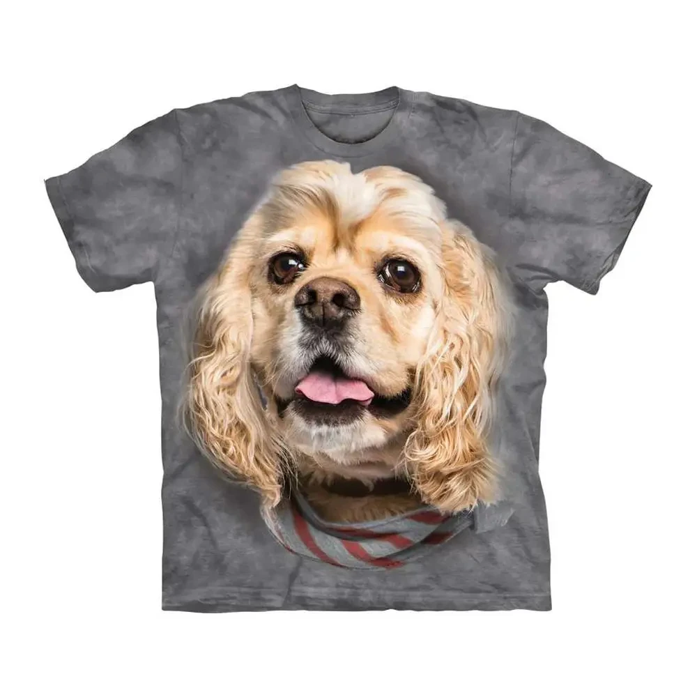 Men\'s T-shirt With Dog Graphic 3D Full Print Pet Dog Men Clothing Summer Short Sleeve Casual Oversized Tee Shirt Fashion Tops