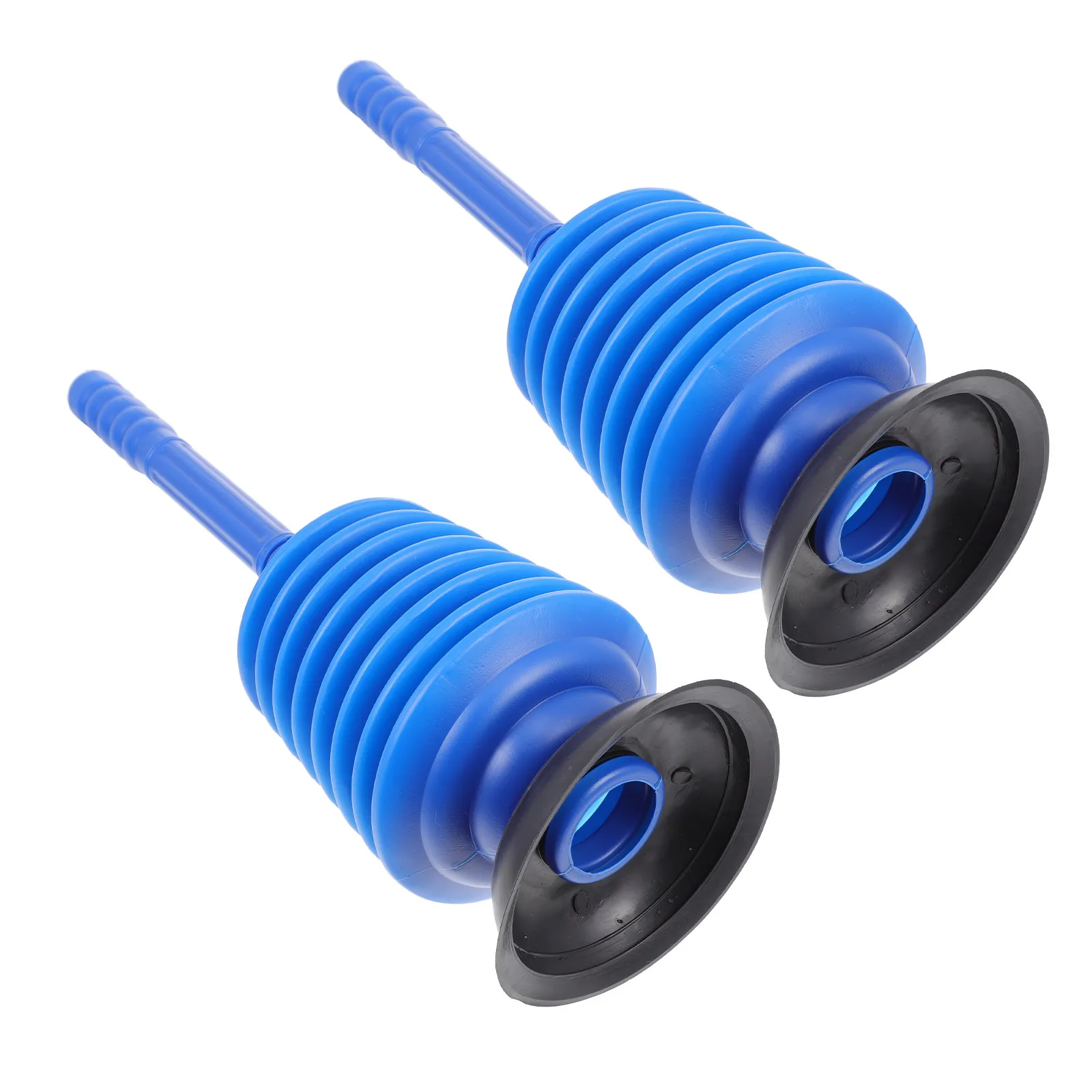 2Pcs Closestool Sewer Plunger Blue Plastic Drain Cleaner Kitchen Bathroom Sink Unclogging Tool Closestool Plunger