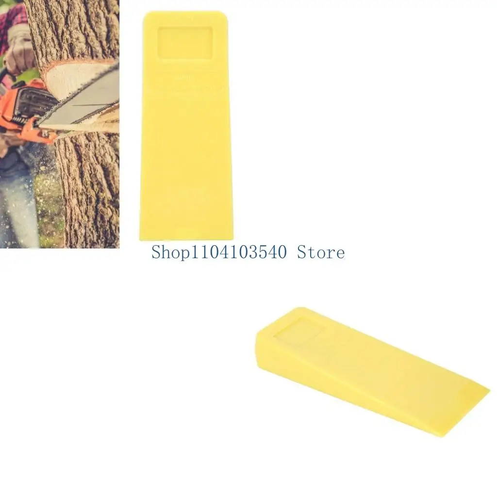 

02DC Practical 8 Inches Plastic Wedges Fit for Logging Bucking Falling Chainsaw Tool Made Felling Tree Wedge Plastic Durable