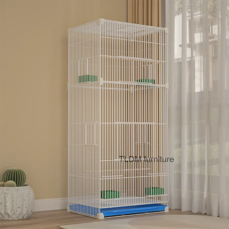 

House Big Parrot Bird Cage Hamster Large Speciality Bird Cage Nesting Box Feeder Home Jaula Decorativa Pet Accesories RR50BC