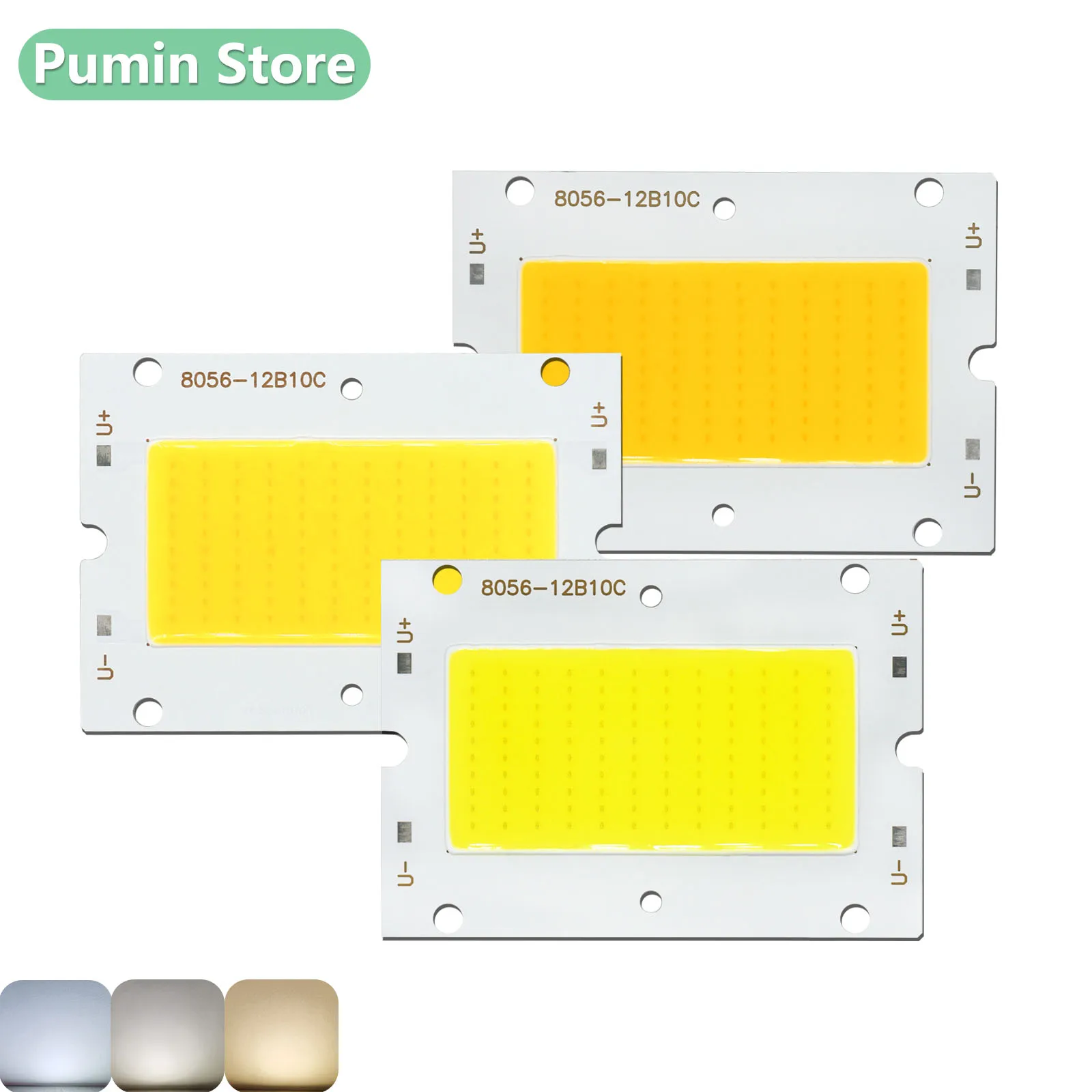 LEDs Lights Board DC30-32V 7660 COB High Brightness Integrated High Power 50W Aluminum Substrate For Home courtyard lighting DIY