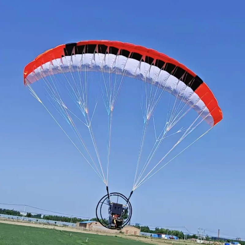 1Set RC Flying Paraglider Kit 2.4Meters Wingspan 30D Nylon Canopy 2216 Brushless Motor Powered Paragliding Model PNP Version