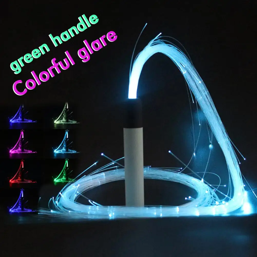 360° Swivel LED Fiber Optic Whip Super Bright Light Up Rave Toy EDM Pixel Flow Lace Dance Festival Party Disco Dance Whips