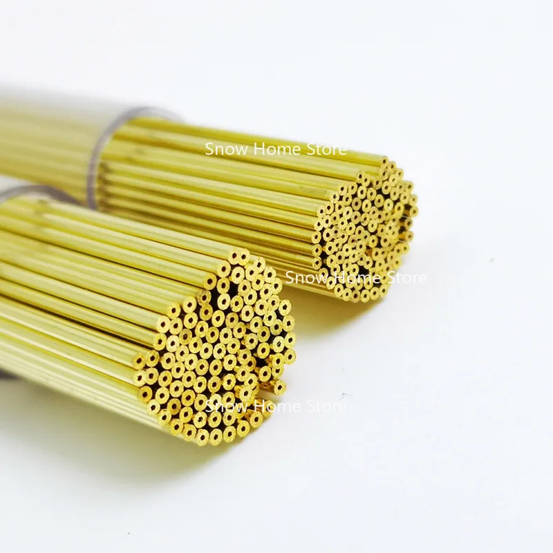 100 قطعة أنبوب نحاسي ، أنبوب حفر ، أنبوب حفر ، أنبوب كهربائي ، OD0.3-1.5 مللي متر L = 400 مللي متر/500 مللي متر ، أنبوب تفريغ كهربائي بفتحة واحدة