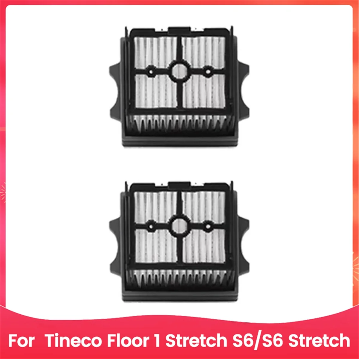 HEPA Filter Replacement, Compatible for Tineco Floor 1 Stretch S6/S6 Stretch Vacuum Cleaner Spare Parts