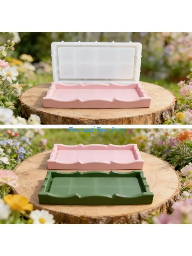 HX6F Versatile Silicone Jewelry Organizers Mould To Design Unique Decorative Trays