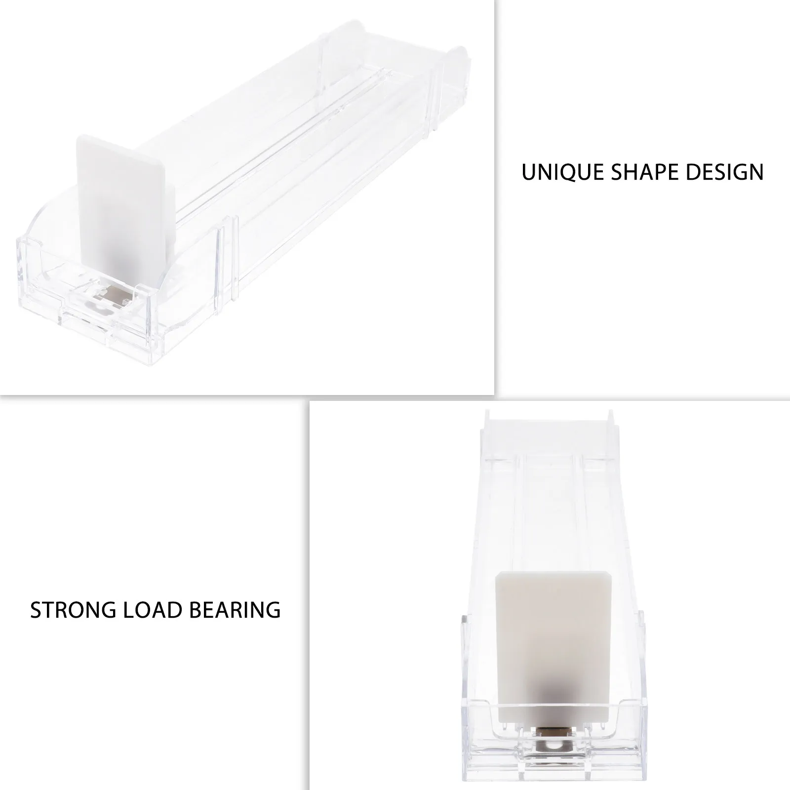 2 Pcs Cigarette Rack Pusher Cigarettes Display Stand Automatic Case Boxes
