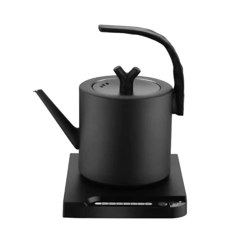 PZHI-1.0 L Gooseneck Electric Kettle 6Temperature Settings 1000W Boiling Kettle For Coffee/Tea/Oatmeal, Free EU Plug