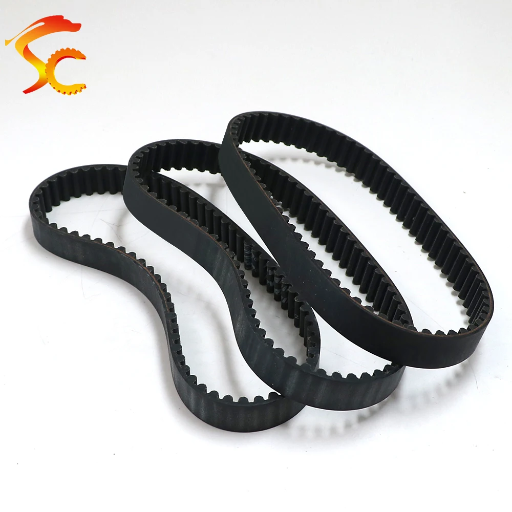 HTD 8M Timing Belt C=680/688/696/712/720 width 20/25/30/40mm Teeth 85 86 87 89 90  8M  Rubber Closed loop belt