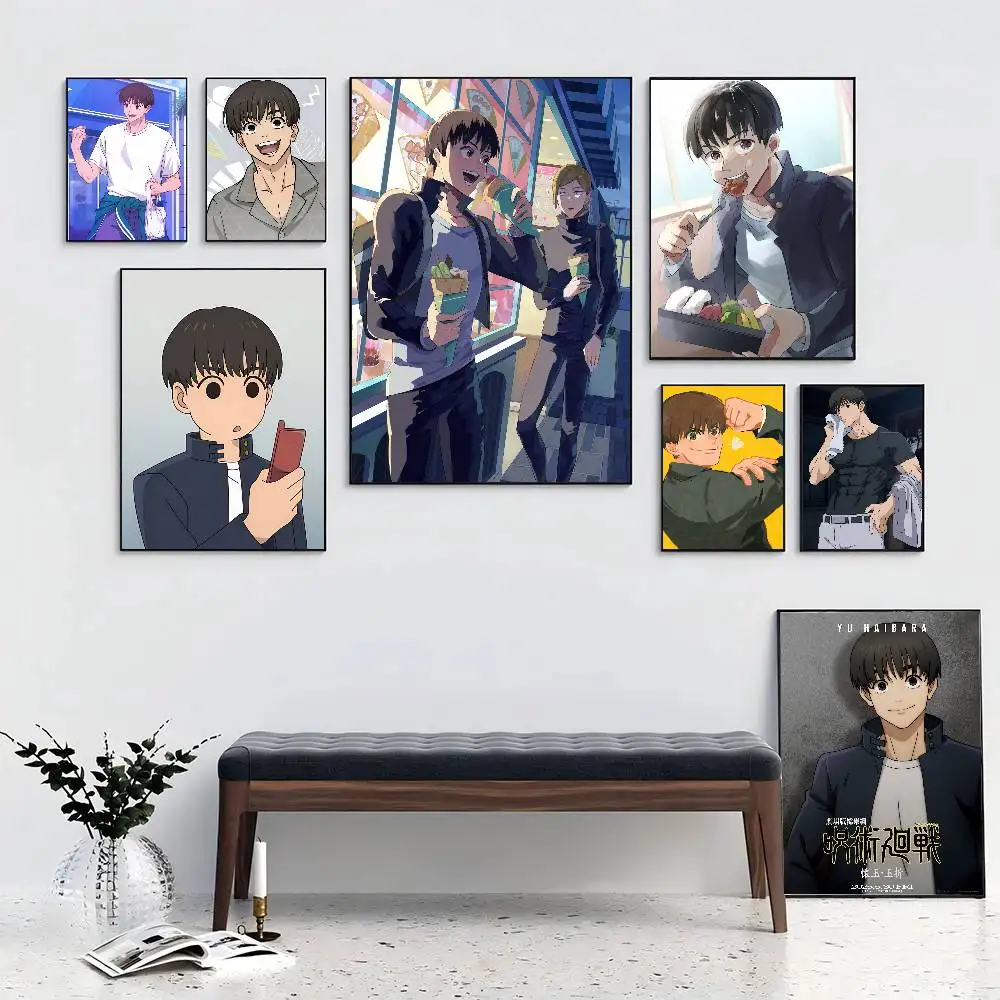 Haibara Yu Anime Jujutsu Kaisen Posters Living Room Bar Cafe Quality Canvas Vintage Style Comics Painting Art Home Wall Decor