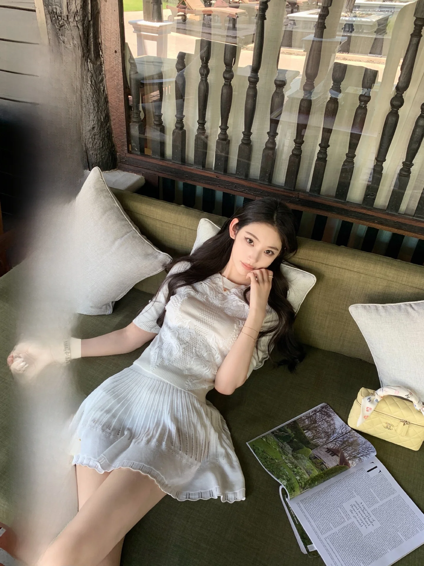 

OKMASHOP Кружевная трикотажная рубашка с короткими рукавами, женская облегающая рубашка на весну и лето, дышащий удобный топ с круглым вырезом в корейском стиле