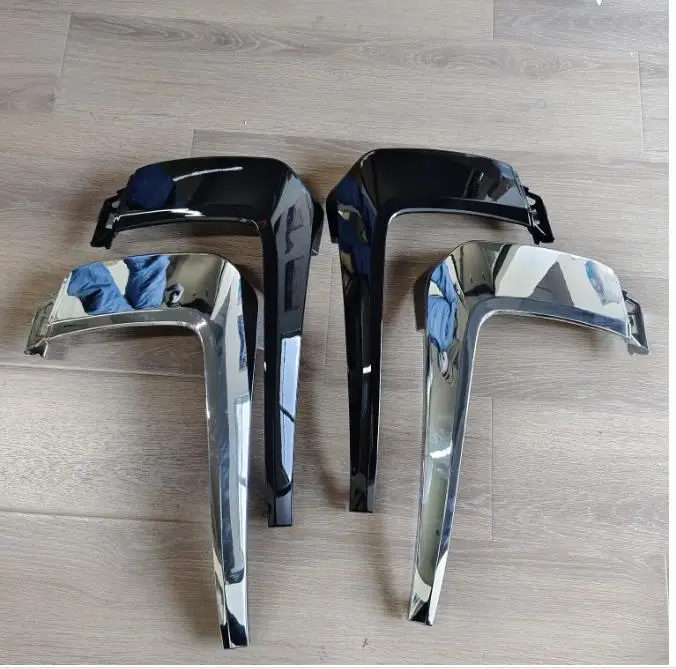 1 قطعة 2015-2020 شريط زخرفة كروم لغطاء أمامي أوتلاندر لشبكة Airtrek 6407A146 6407A141 حتى الأوسط بدون برغي #3