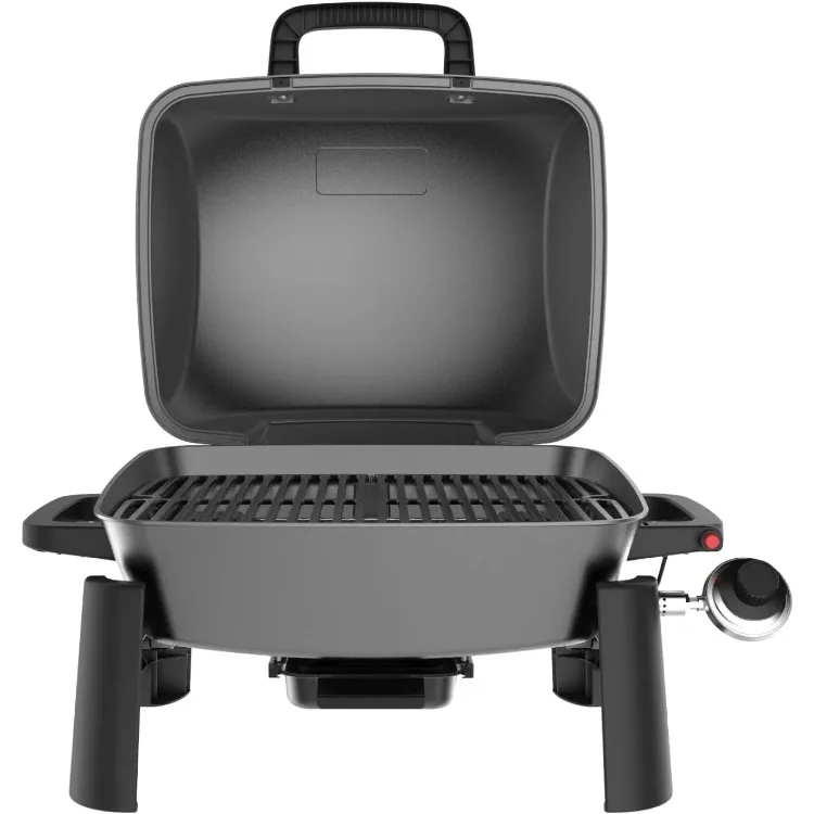 

Nexgrill 1-Burner Portable Propane Gas Grill with Lid, Piezo Ignition, 10,000 BTUs, 183 SQ In, Compact Tabletop Grill for Outdoo