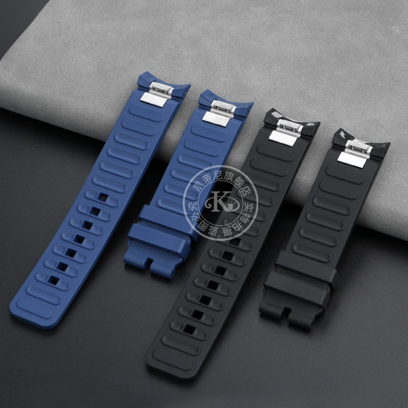 22mm Fluorine rubber Watch Strap For IWC AQUATIMER FAMILY watchband IW356802 376705 376710 /376711/376708/356801 quick release