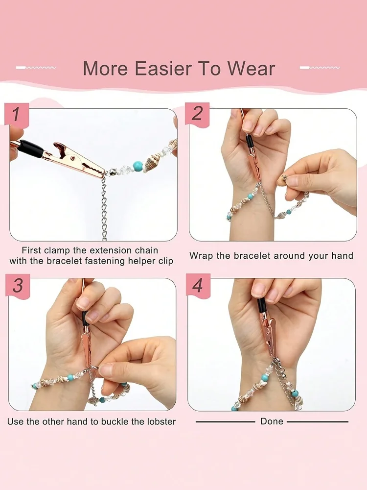 1PC Bracelet Helper Tool Jewelry Helper Fastening and Hooking Equipment For Jewelry Bracelet Necklace Watch Clasps Zipper