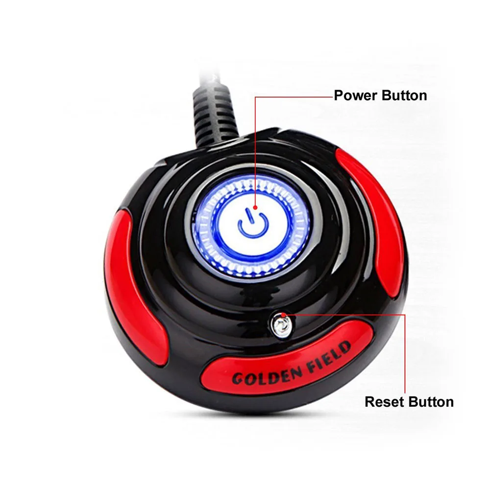 1.6M External Desktop PC Power Reset Switch With LED Light PC Chassis Motherboard On Off HDD Button for DIY Home Office PC Case