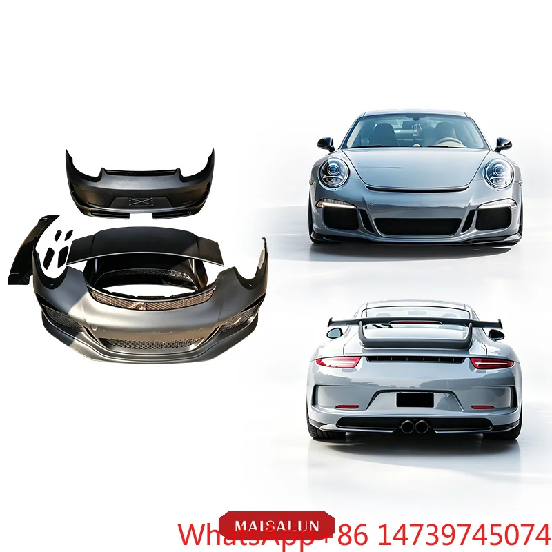 GT3‑Style Facelift Conversion Body Kit Front Bumper Rear Bumper Spoiler Exterior Aero Mod PartsCar Partsold‑to‑new Upgrade