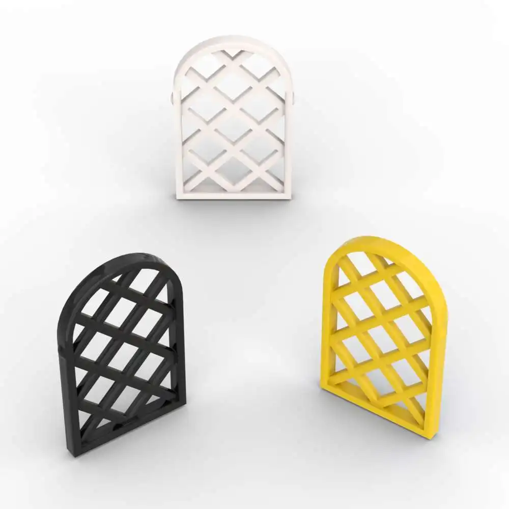 

MOC 10PCS Pane For Window 30046 Building Blocks Lattice Diamond Educational Bricks Particle Puzzle Toy Children Birthday Gifts