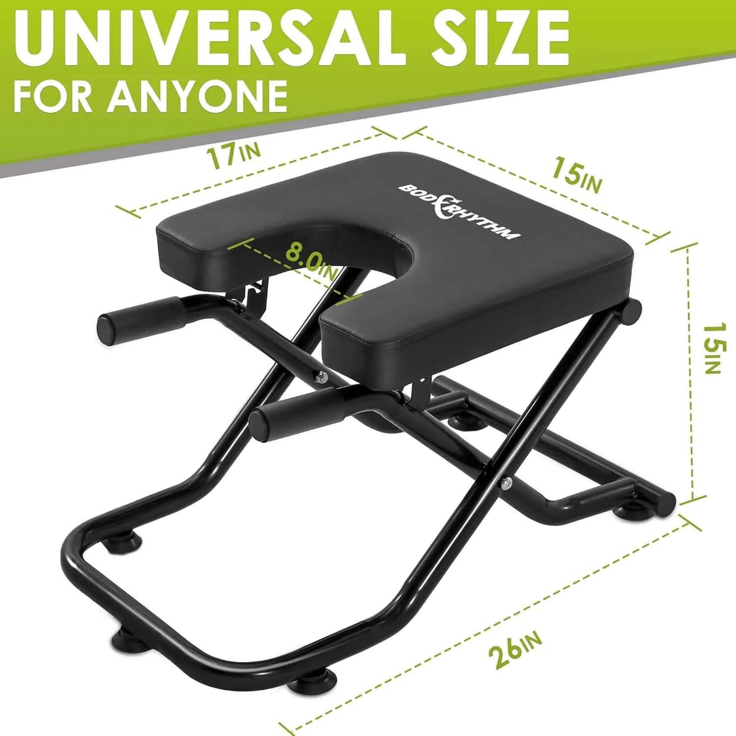 Adjustable Foldable Yoga Headstand Bench Inversion Chair Trainer for Stress Relief Sleep Digestion Improvement Home