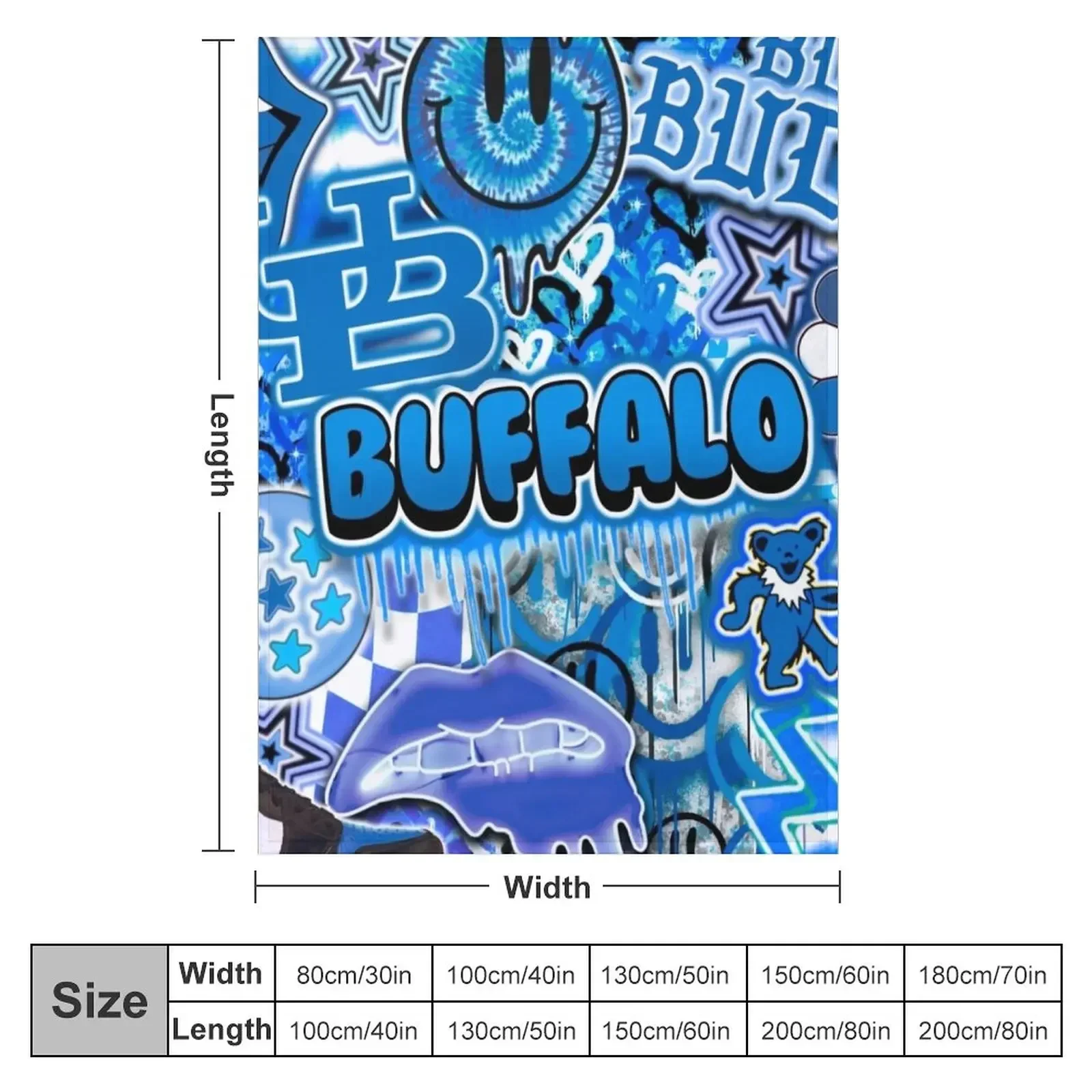 B U F F 2 . 0 Throw Blanket Decorative Sofas sofa bed manga Blankets