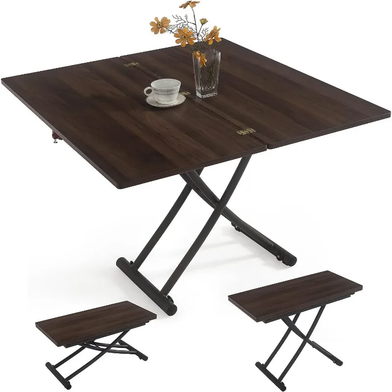 Soggiorno tavolo da pranzo staffa di sollevamento pieghevole trasformazione multifunzionale, cena cucina tavolino design desktop di casa