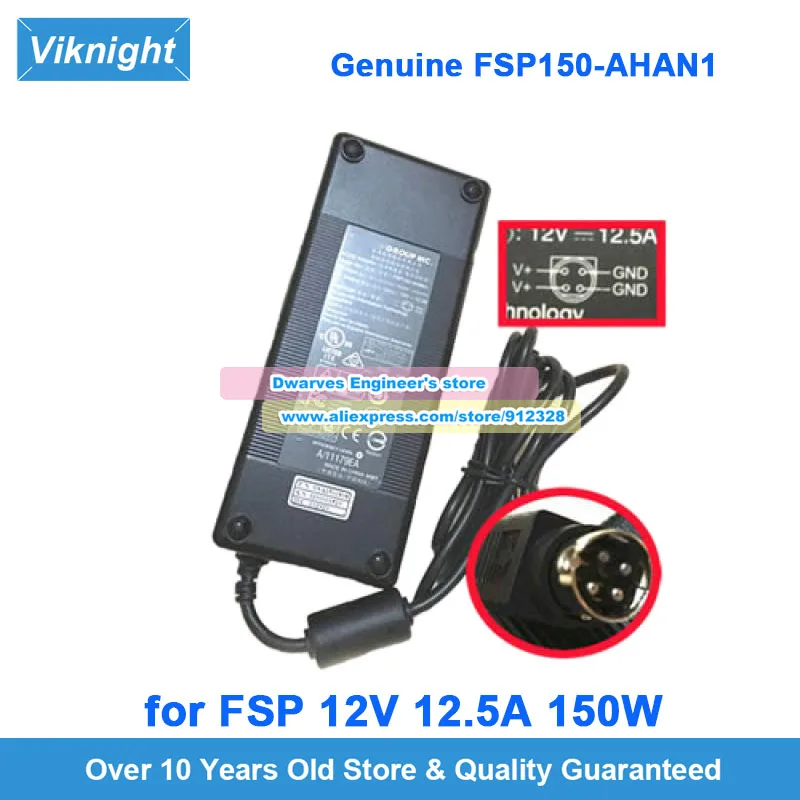 

Genuine FSP150-AHB AHAN1 FSP150-AHAN1 12V 12.5A 150W AC Adapter Power Supply for FSP V55 V35 V55V3 Charger 4PIN