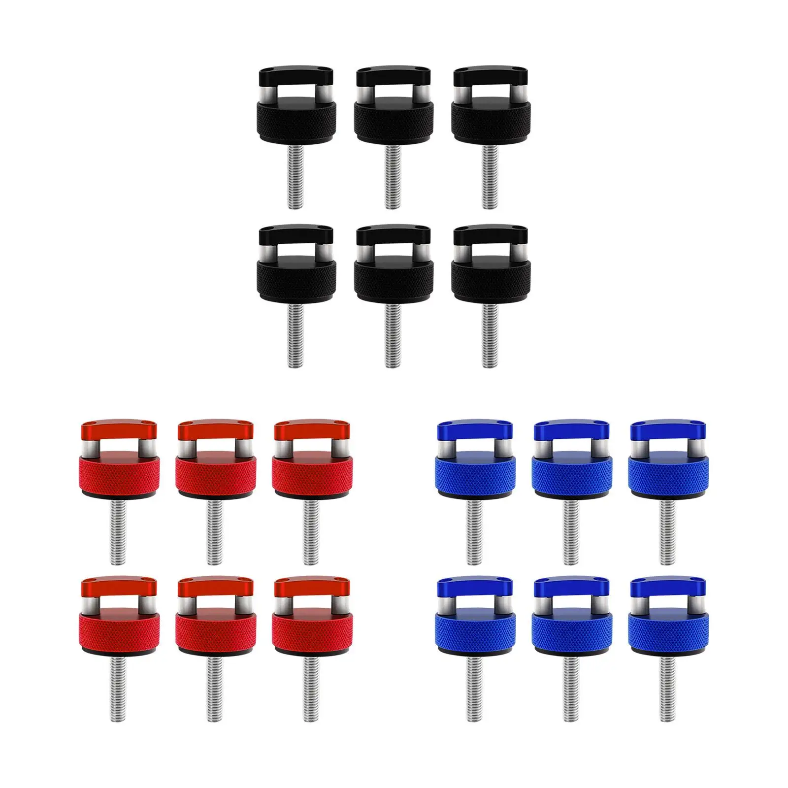 

6Pcs Thumb Screws High Strength Accessories for Jeep Wrangler JK Jt Jku