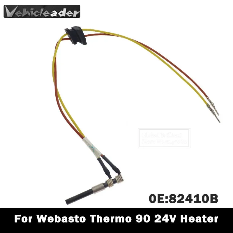 

24 В 54-65 Вт автомобильный дизельный стояночный обогреватель керамический свеча накаливания 82410B для Webasto Thermo 90 дизельный стояночный обогреватель