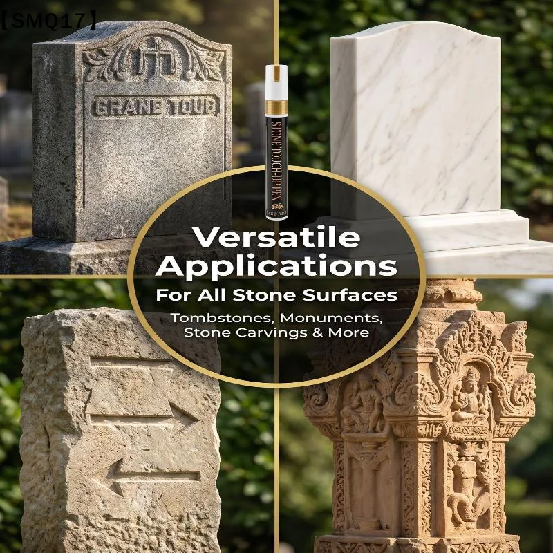 Tombstone Marker Inscription Restoration Pen For Granite Marble And Stone Surface Scratch Covering And Restoration Pen【SMQ】
