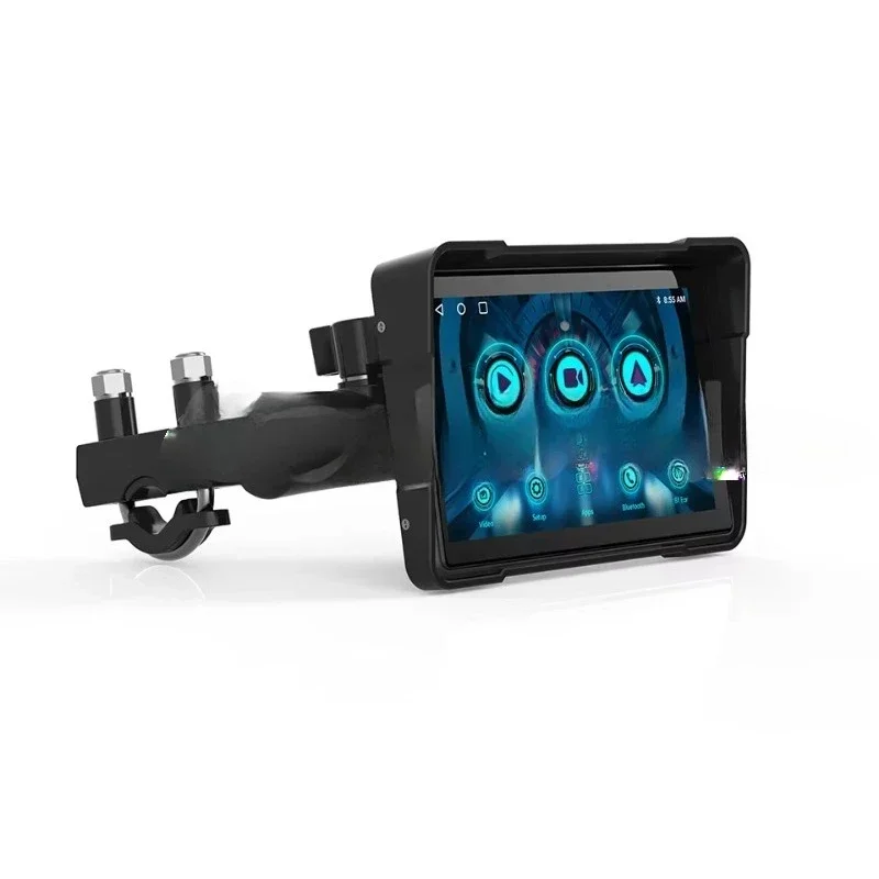 System Motorcycle Screen New Automotive Electronics with Android Interface Display Navigation Map Music Monitor