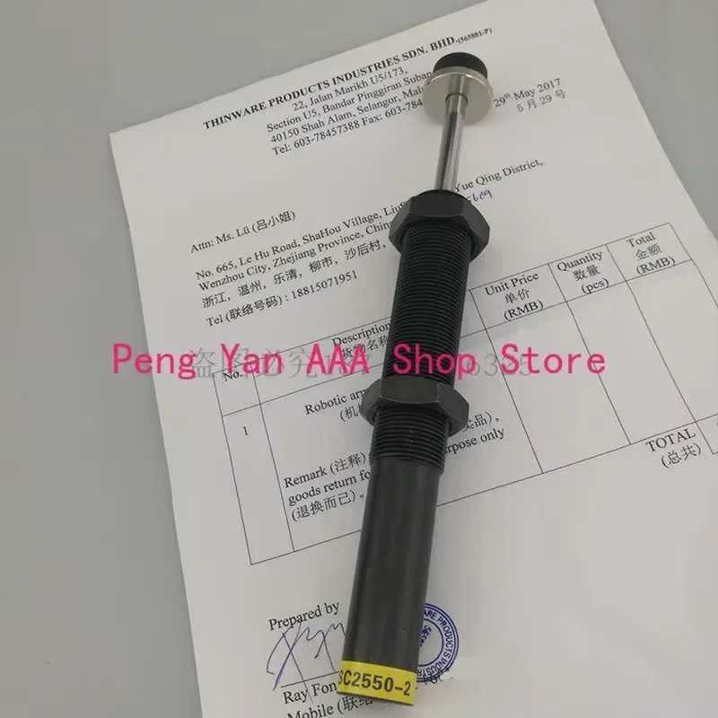2pcs Oil Pressure Buffer SC2016 SC2020 SC2030 SC2050 SC2525 SC2540 Pneumatic Cylinder Shock Absorber