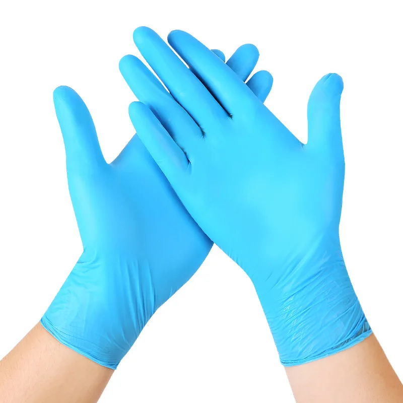 20pcs Disposable Nitrile Latex Rubber Gloves Food Grade Waterproof Disposable Work Safety Gloves Nitrile Gloves Kitchen Garden