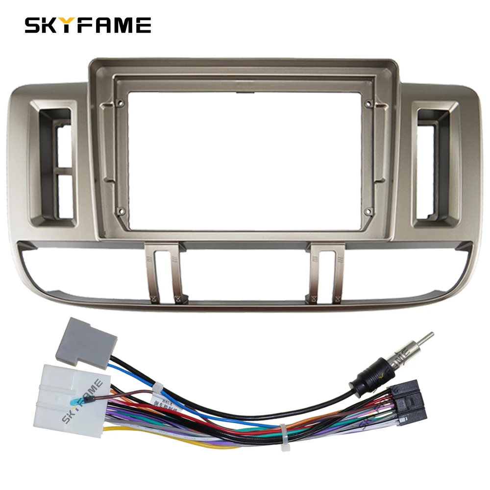 

SKYFAME Car Frame Fascia Adapter Android Radio Dash Fitting Panel Kit For Nissan X-trail T30 Xtrail